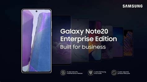 Galaxy Note 20 Enterprise Edition tanıtıldı!